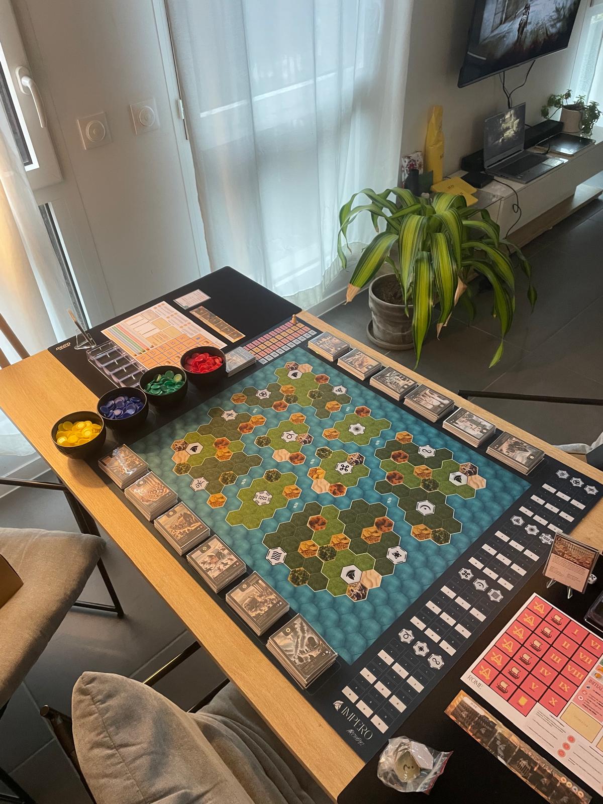 Vue d'ensemble du plateau IMPERO